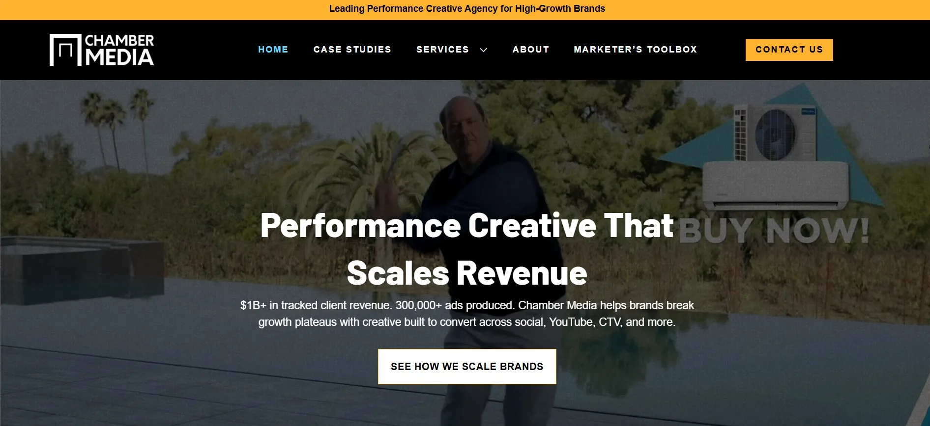 Chamber Media agency producing video ads for direct response growth.