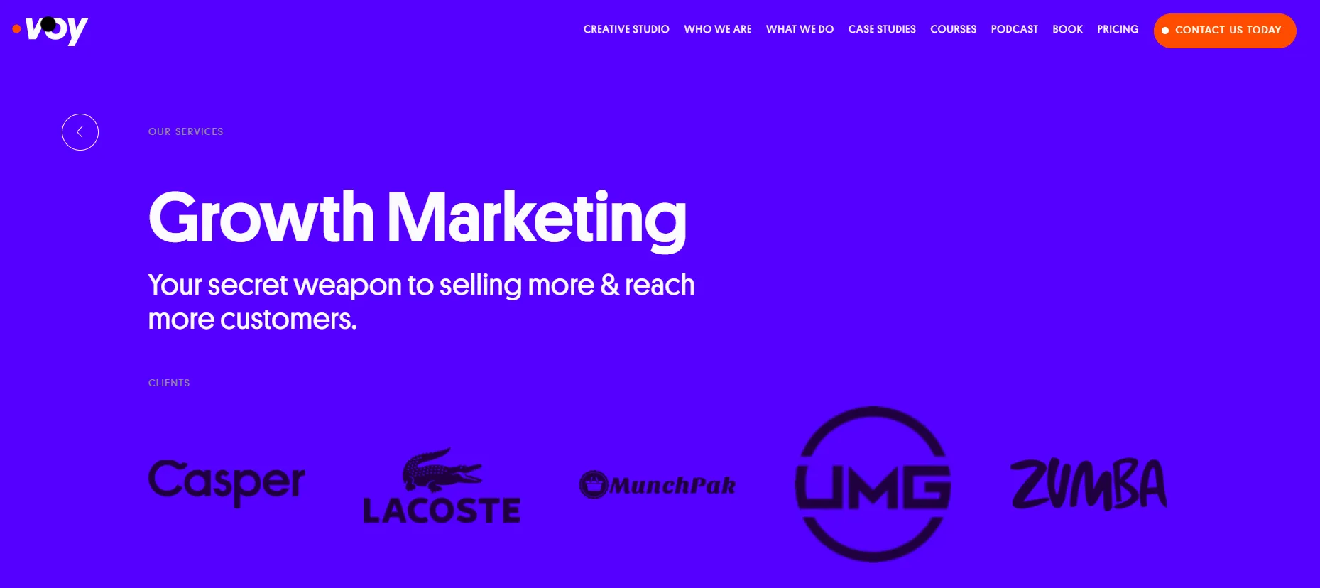Growth Marketing Agency in NYC - Voy Media